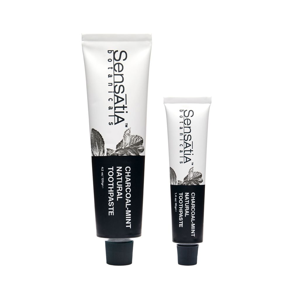 Charcoal-Mint Natural Toothpaste - 120gr / 4.2oz.