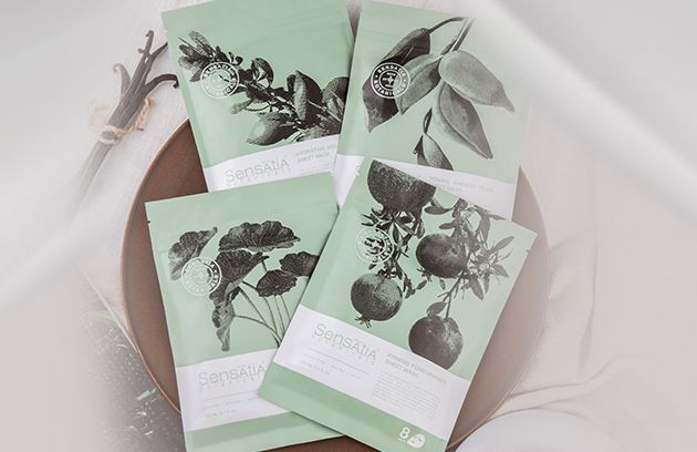 Sensatia Botanicals Releases Biodegradable Sheet Masks
