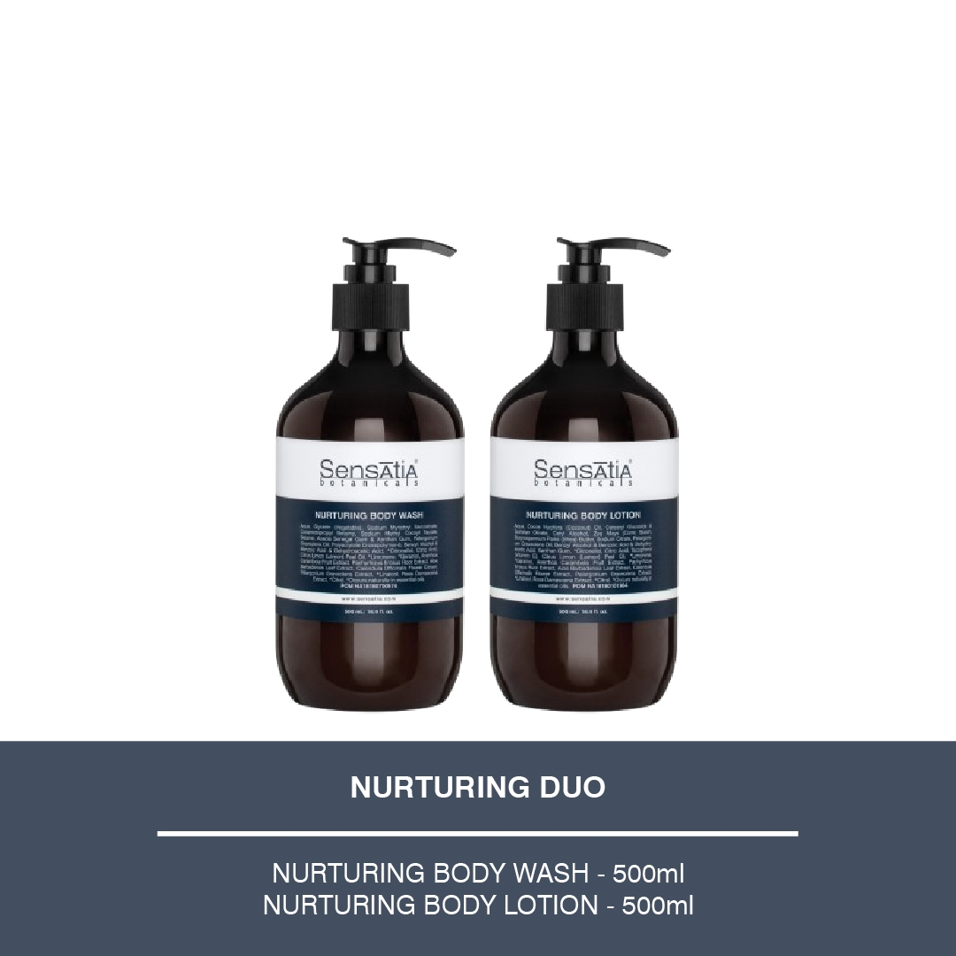 Nurturing Body Wash - 500mL + Nurturing Body Lotion - 500mL
