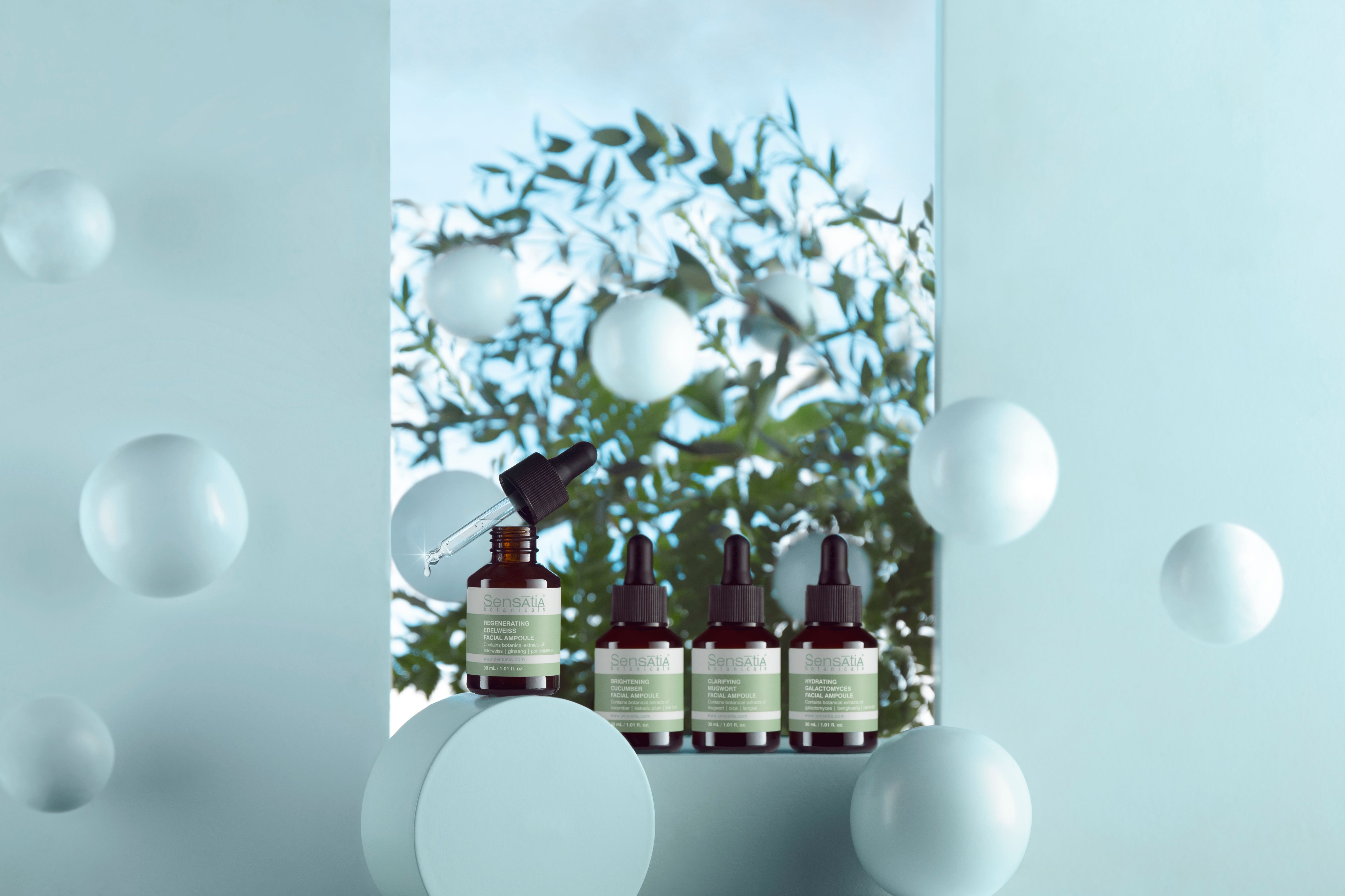 Sensatia Botanicals Launches a Collection of Ultra Concentrated Facial Ampoule