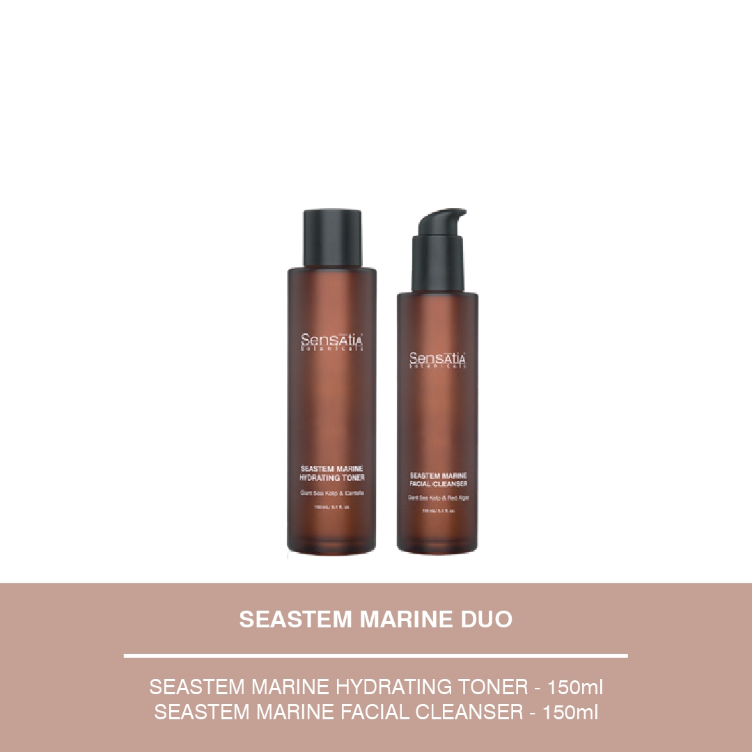 Seastem Marine Facial Cleanser 150mL + Hydrating Toner 150mL